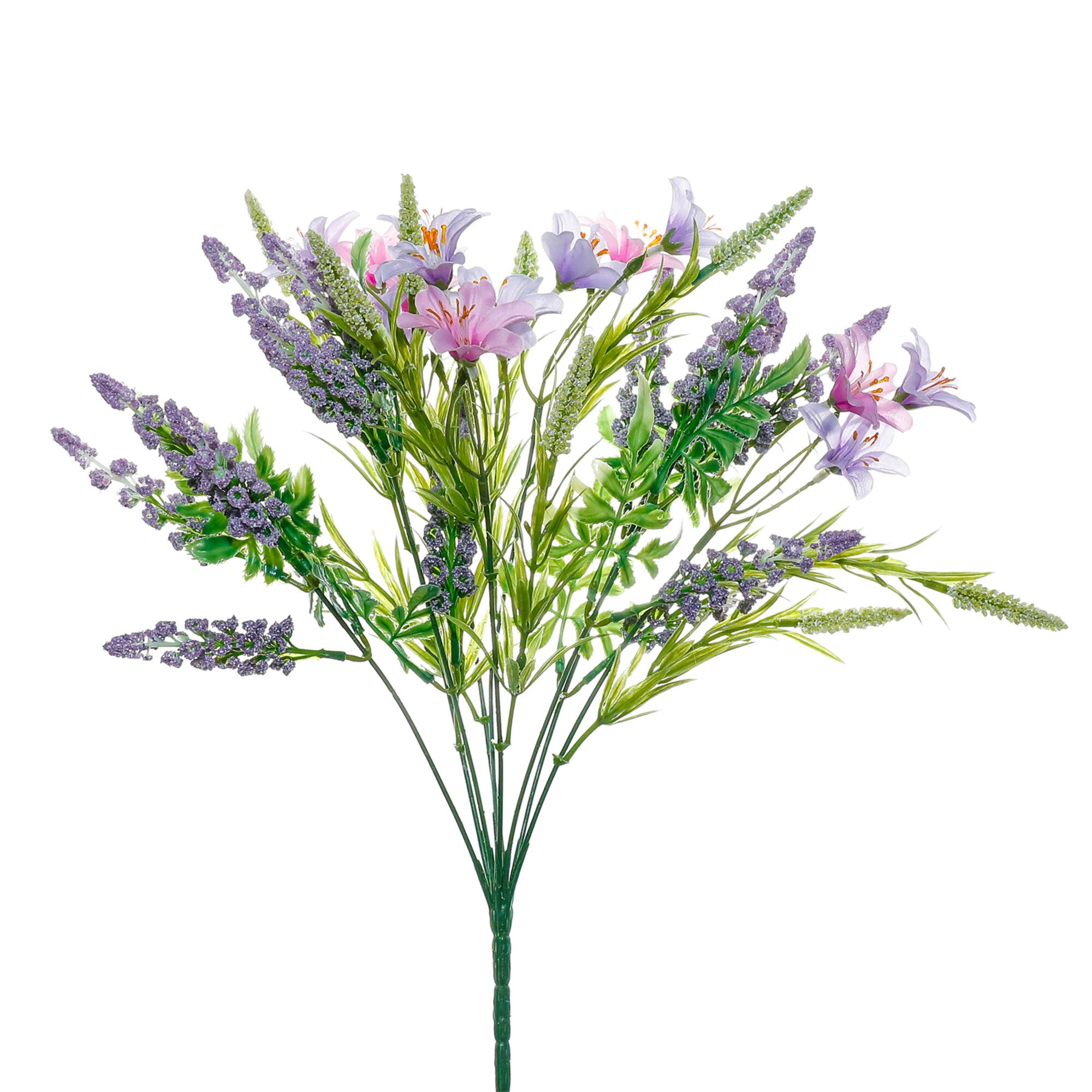 16" Pink & Purple Lavender, Heather & Lily Bush by Ashland®